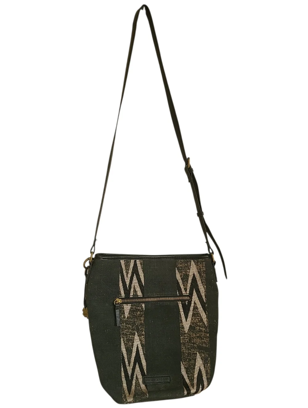 lucky brand aztec print canvas crossbody purse